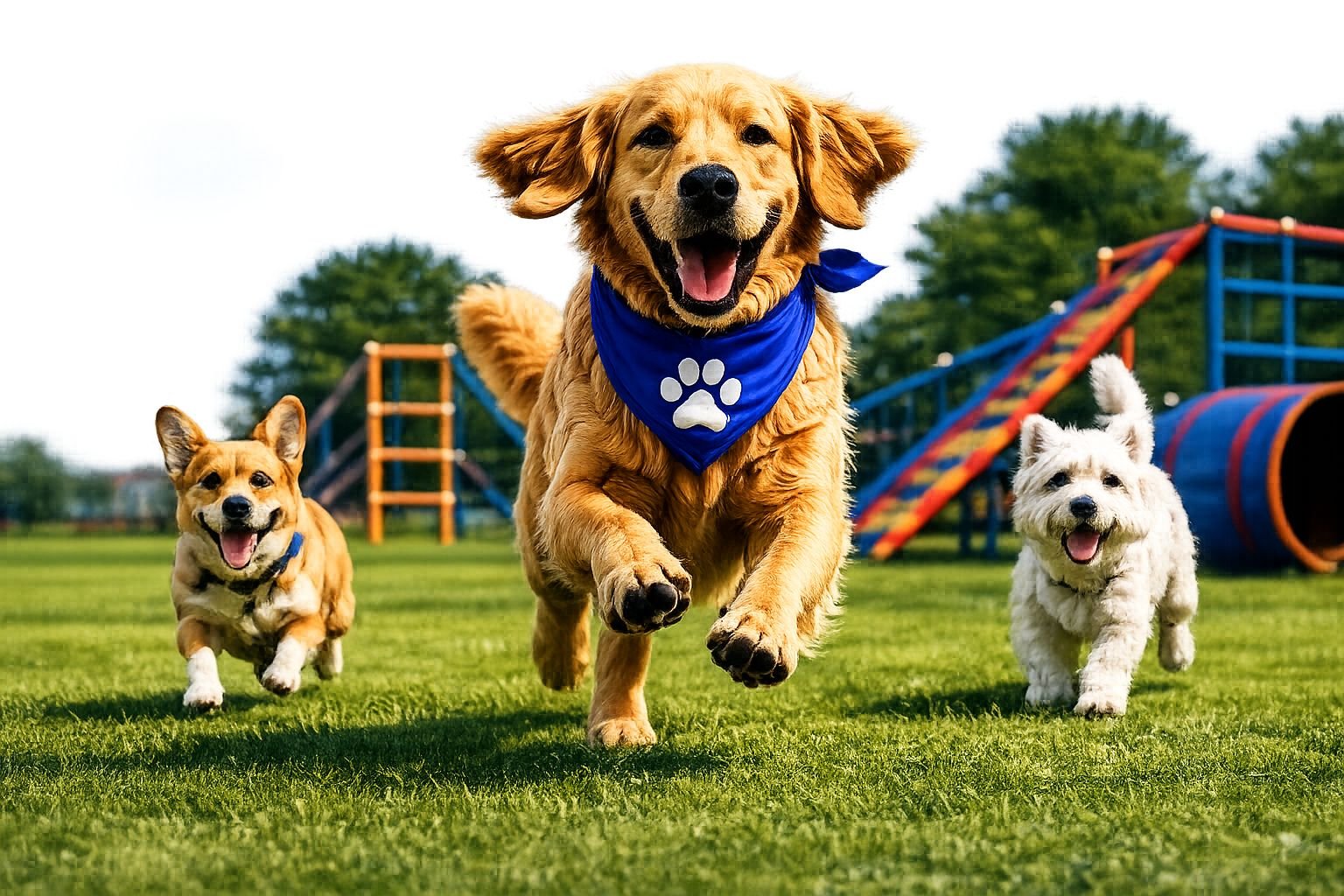 Happy dogs at DogCamps Singapore